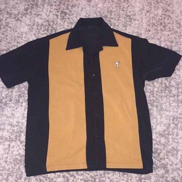 Martini Glass Bowling shirt - Picture 1 of 3
